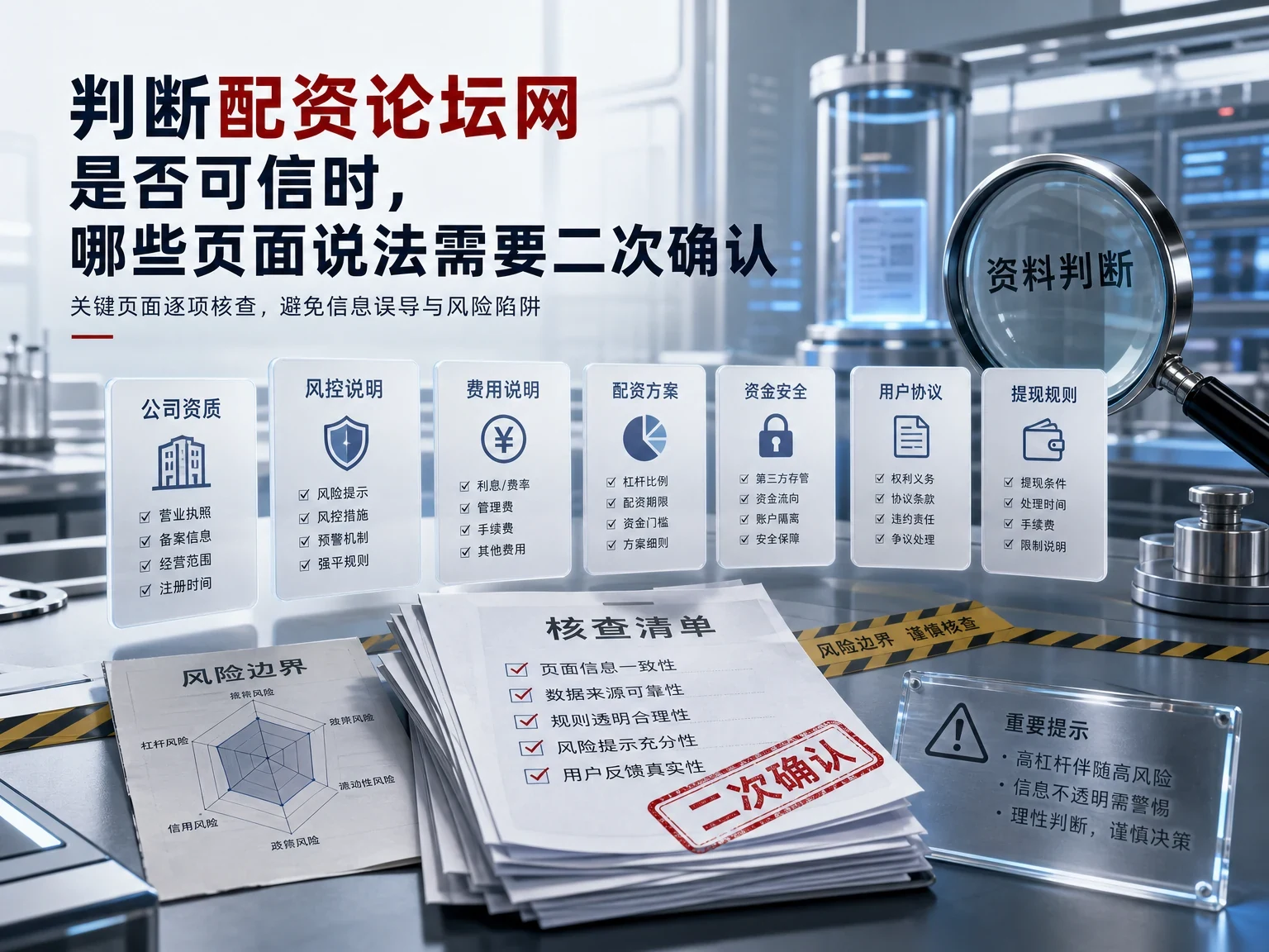 判断配资论坛网是否可信时,哪些页面说法需要二次确认 插图