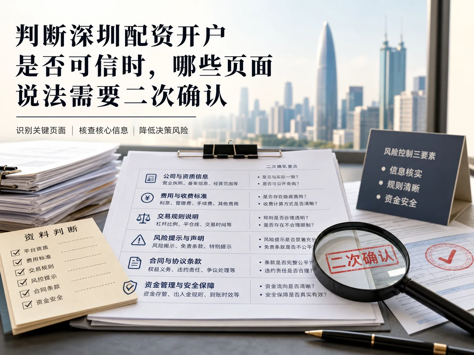 判断深圳配资开户是否可信时,哪些页面说法需要二次确认缩略图